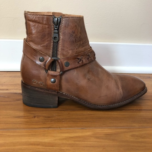 Bed Stu Cobbler Series Blush-toned Leather Boots - Picture 3 of 8